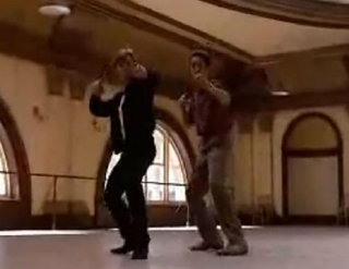 Screenshot of Mikhail Baryshnikov and Gregory Hines (YouTube)
